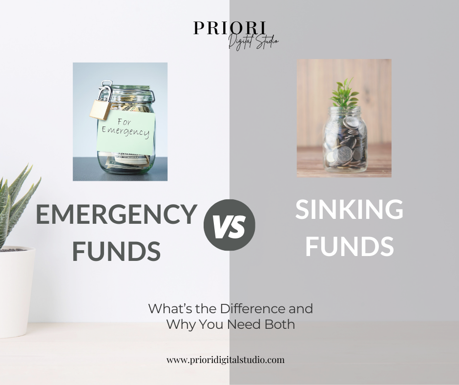 Emergency Funds vs Sinking Funds: What’s the Difference and Why You Need Both