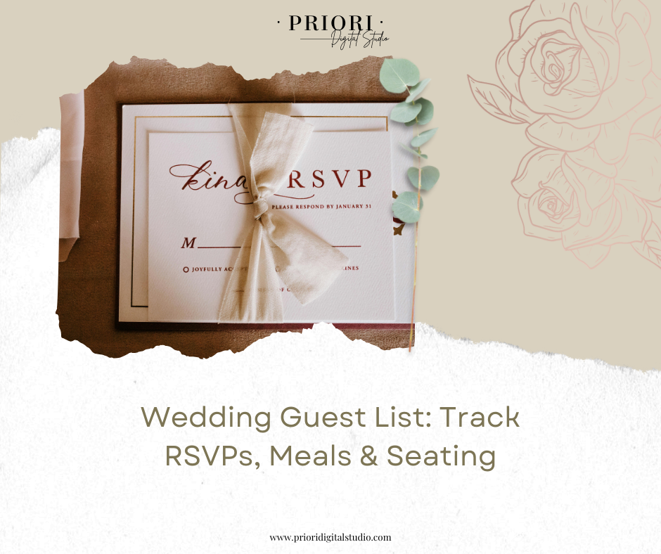 Wedding Guest List: Track RSVPs, Meals & Seating