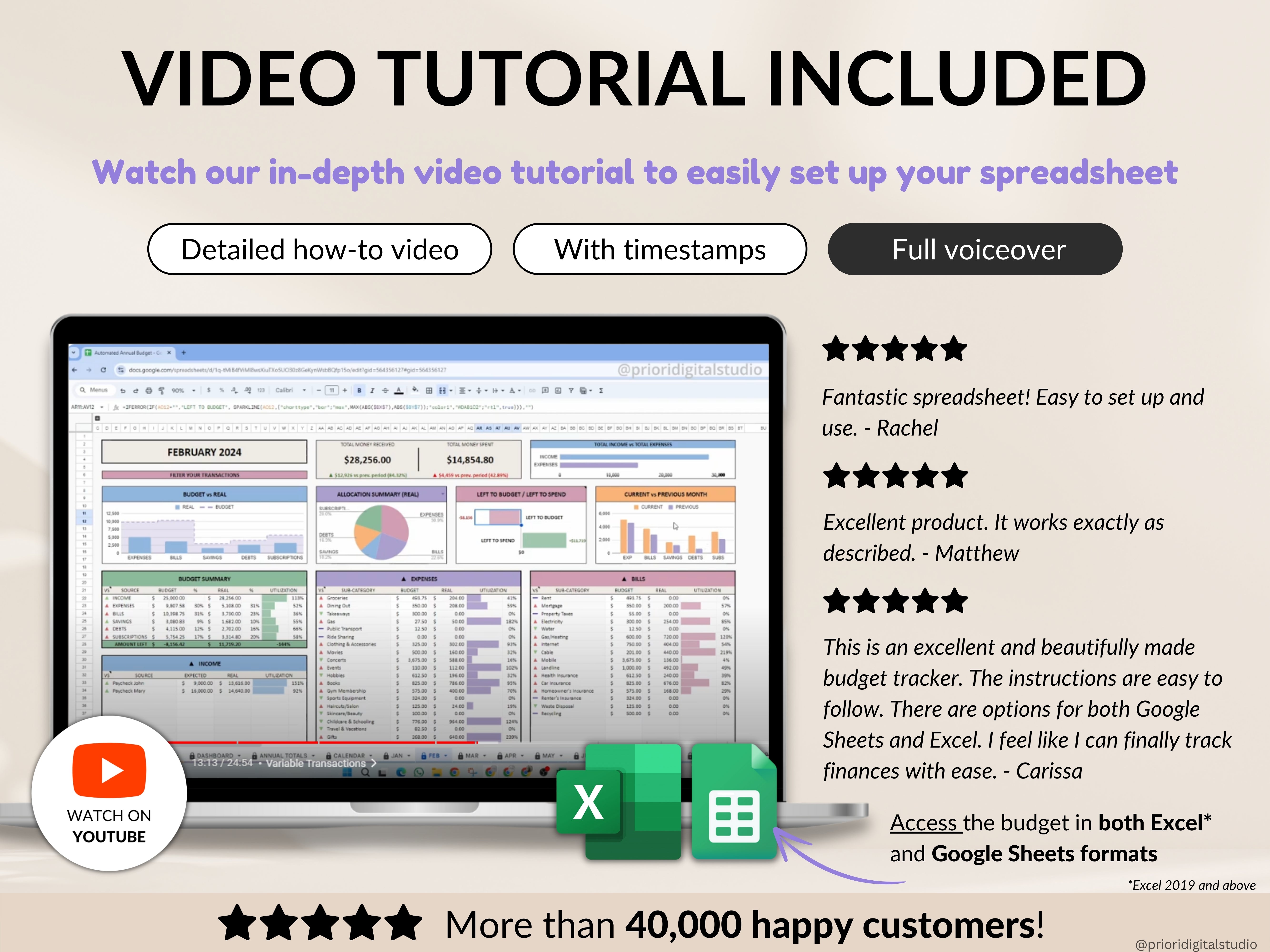 Paycheck Budget Planner Excel & Google Sheets Template Weekly Paycheck Budget Biweekly Paycheck Spreadsheet Bill Tracker Custom Budgeting