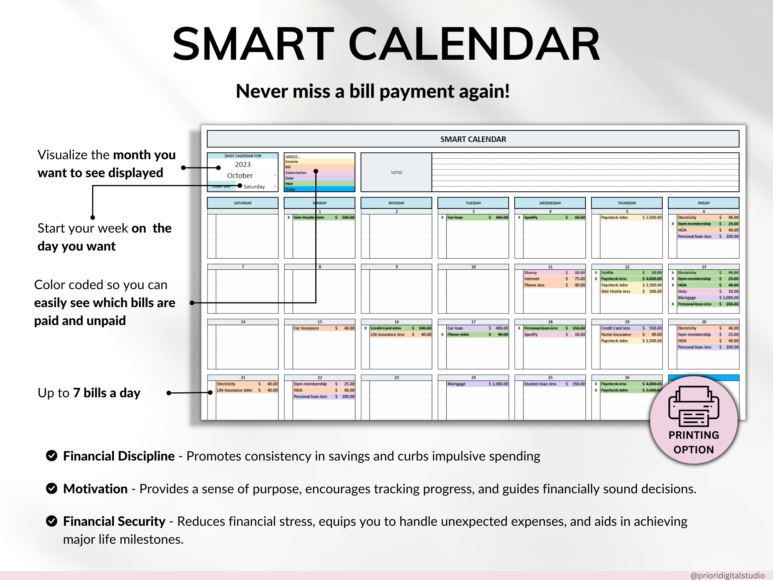 Budget Planner Monthly Paycheck Budget Bill Tracker Excel Spreadsheet Google Sheets Bundle Debt Payoff Tracker Debt Snowball Savings Tracker