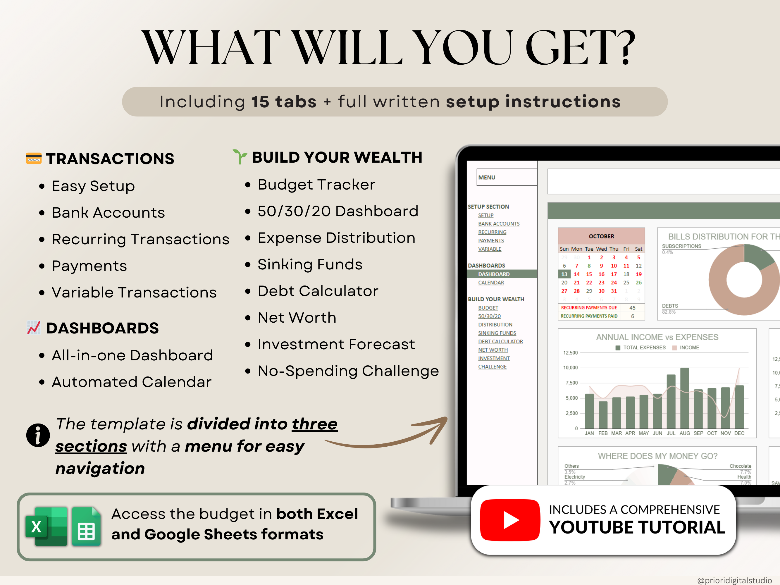 Paycheck Budget Spreadsheet Weekly Budget Monthly Budget Biweekly Bill Tracker Debt Tracker Financial Planner Google Sheets Excel Template