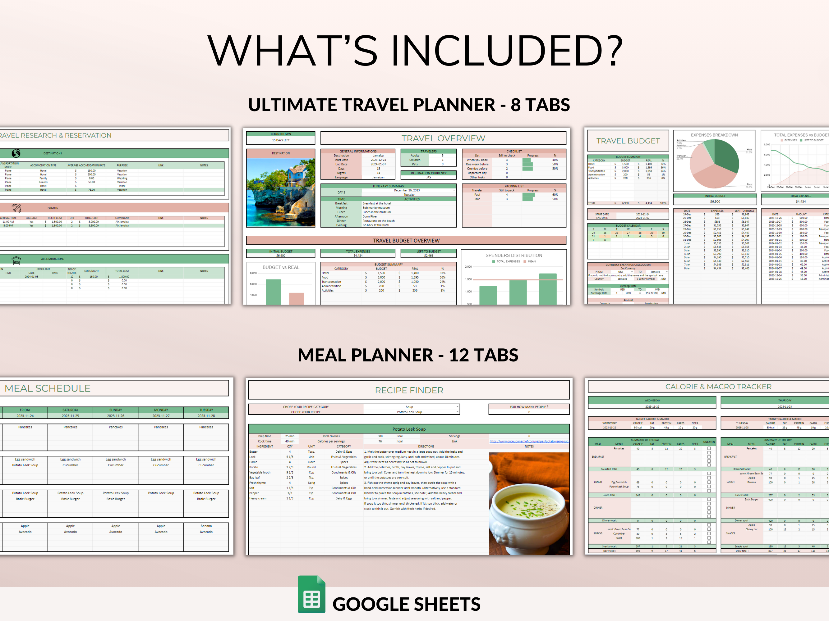 PLR Spreadsheets Bundle Commercial Use PLR Google Sheets Bundle Resell Rights PLR Template Budget Spreadsheet Debt Tracker Bill Calendar