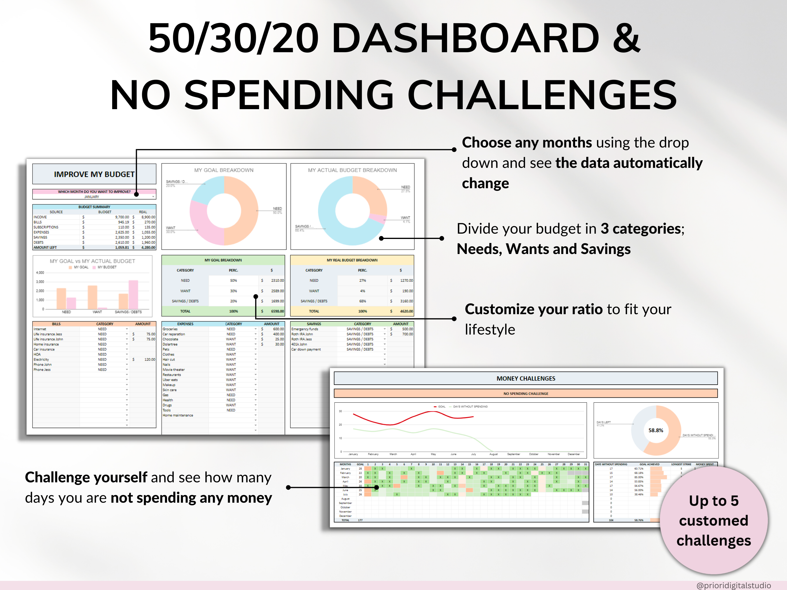 Family Annual Budget Monthly Budget Biweekly Tracker Excel Spreadsheet Google Sheets Couple Financial Planner Bill Calendar Debt Tracker