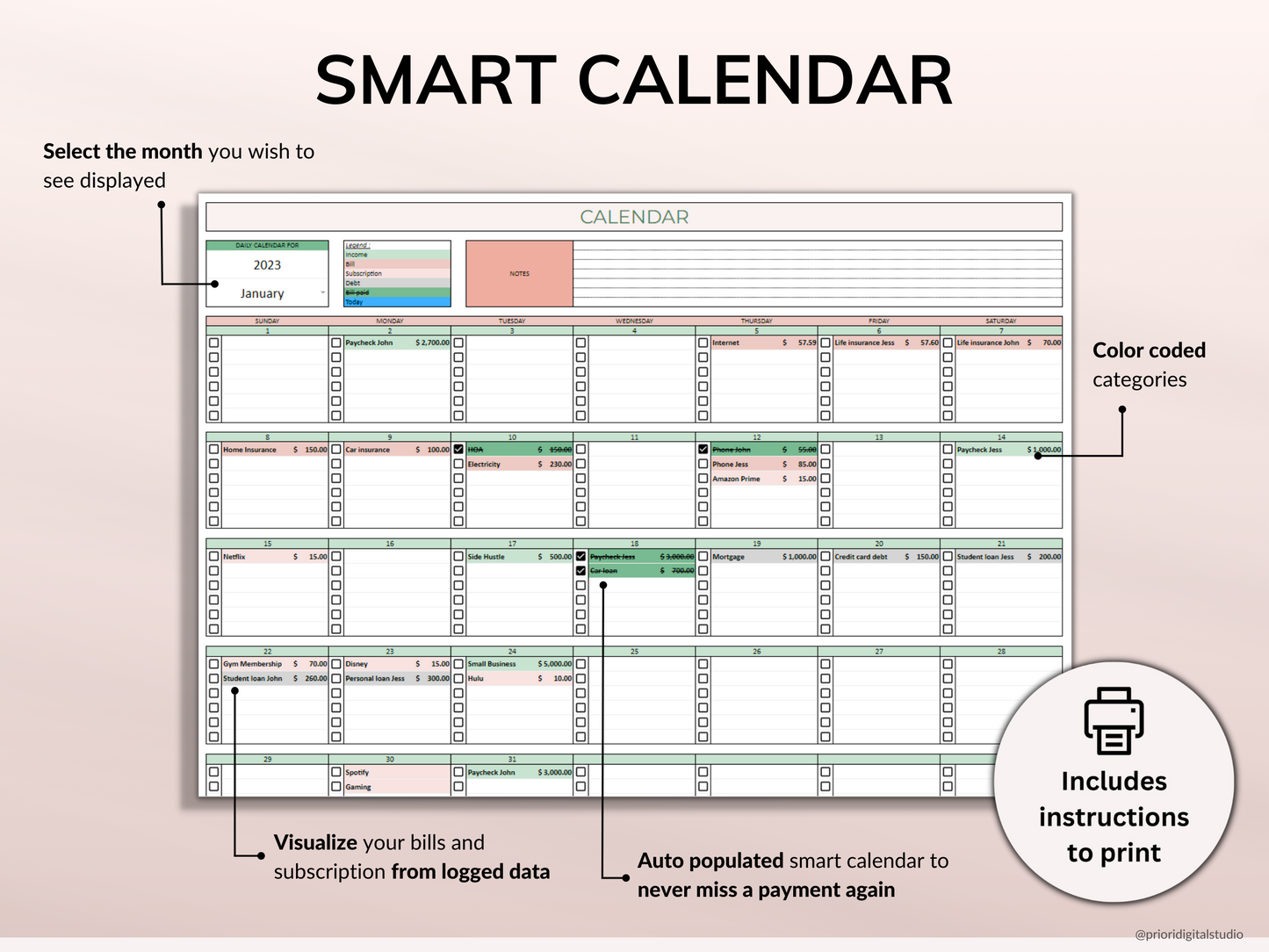 PLR Monthly Budget 50/30/20 Annual Budget Planner Commercial Use PLR Google Sheets Spreadsheet Private Label Rights PLR Budget Template