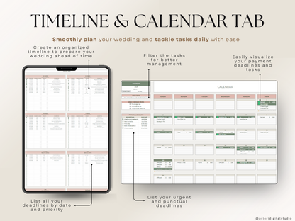 Wedding Planner Spreadsheet Wedding Budget Tracker Honeymoon Planner Checklist Guest List Tracker Wedding Travel Itinerary Seating Plan Excel Google Sheets#color_rosy-sage
