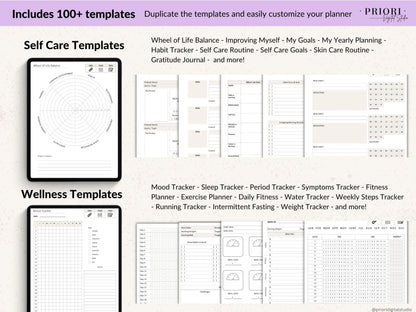 OneNote Planner 2025 2026 Digital OneNote Templates Hyperlinked Planner Daily Weekly Planner Organization Planner Professional OneNote 2025