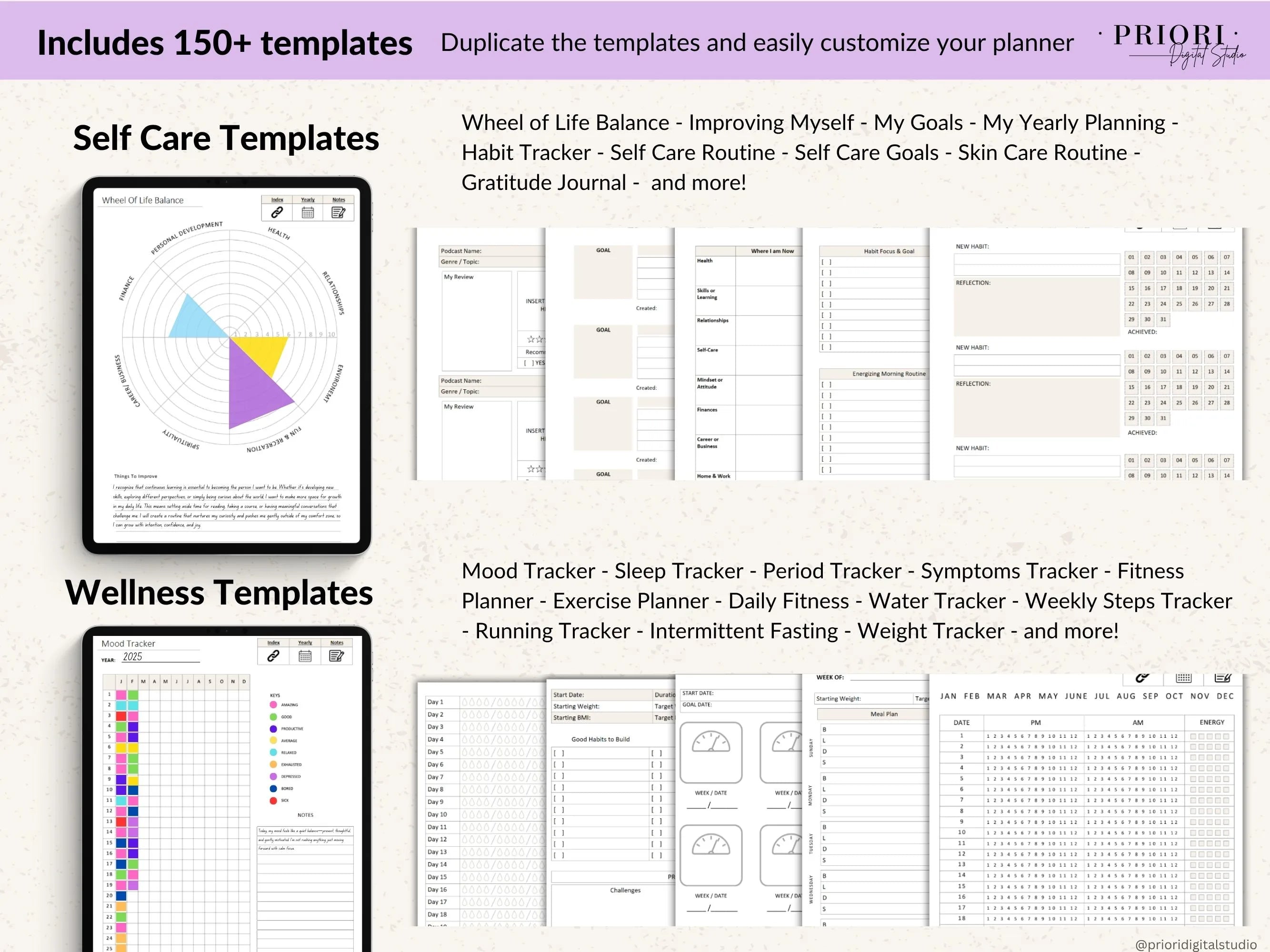 OneNote Template for 2025 Weekly Digital Planner Monthly OneNote Planner Hyperlinked Planner Organization Planner Professional Dated Planner