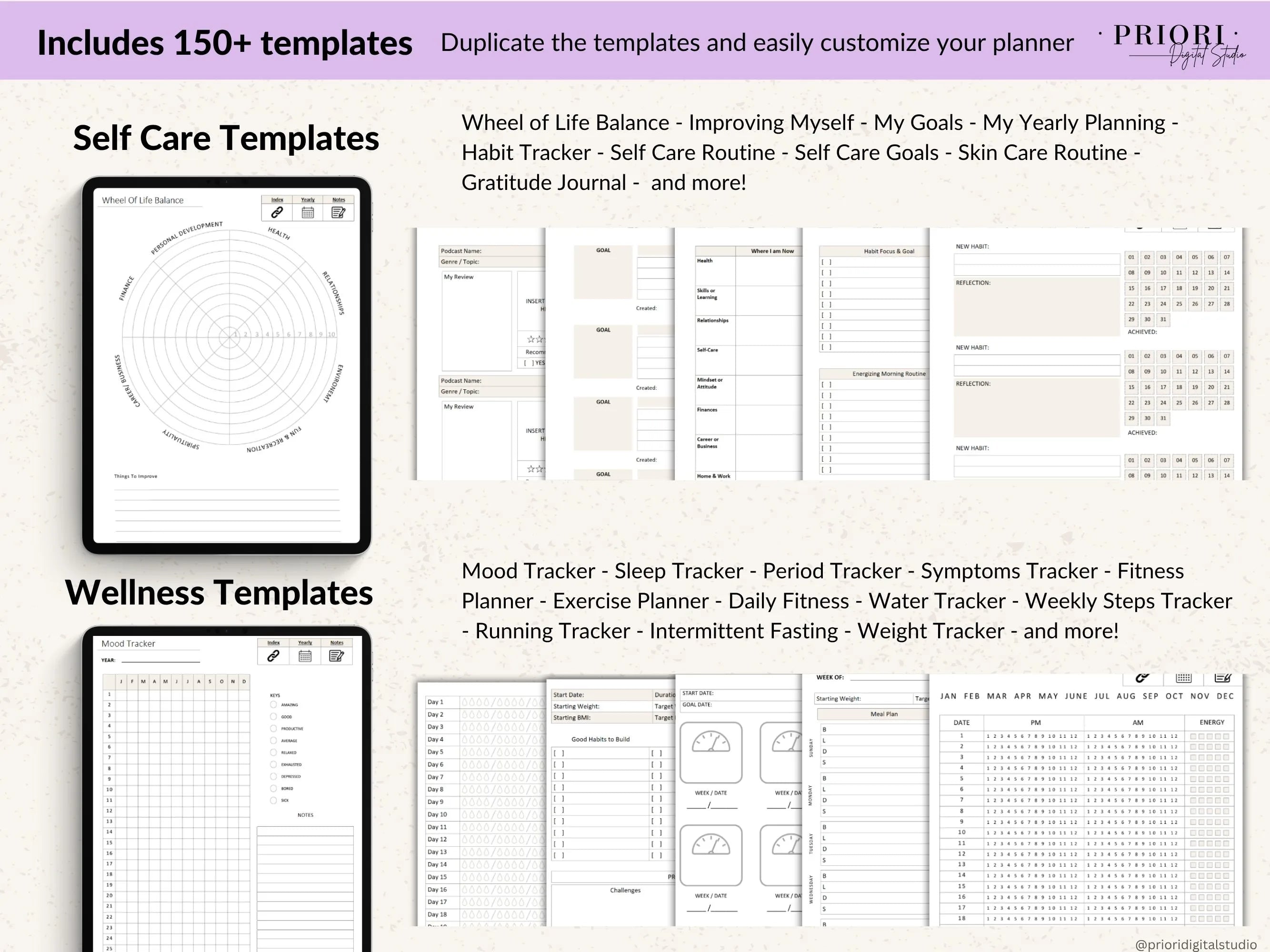 OneNote Digital Planner for 2025 2026 OneNote Template Hyperlinked Daily Planner Monthly Calendar Dated Weekly Planner Organization Planner