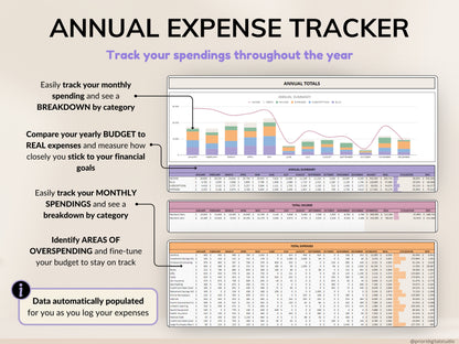 Annual Budget Spreadsheet Monthly Budget Planner Couple Financial Tracker Bill Tracker Debt Tracker Savings Easy Excel Budget Google Sheets