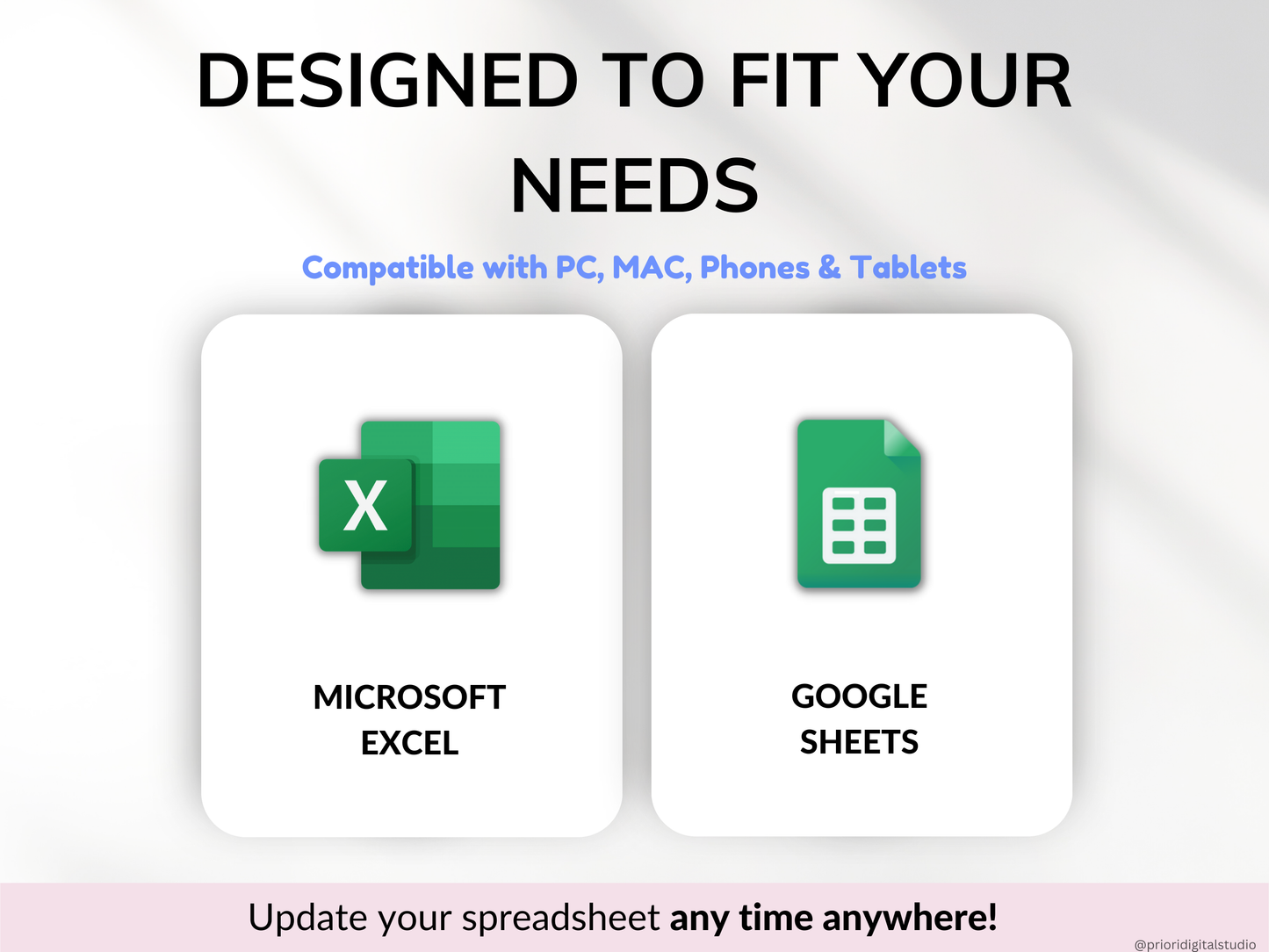 Kanban Board w/ Task Tracker for Small Business Project Planning To-Do List Project Template Task Checklist Small Business Planner Excel Google Sheets