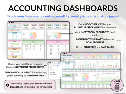 Small Business Spreadsheet Service Business Bookkeeping Tracker for Google Sheets Excel Invoice Tracker Client Tracker Order & Task Tracker