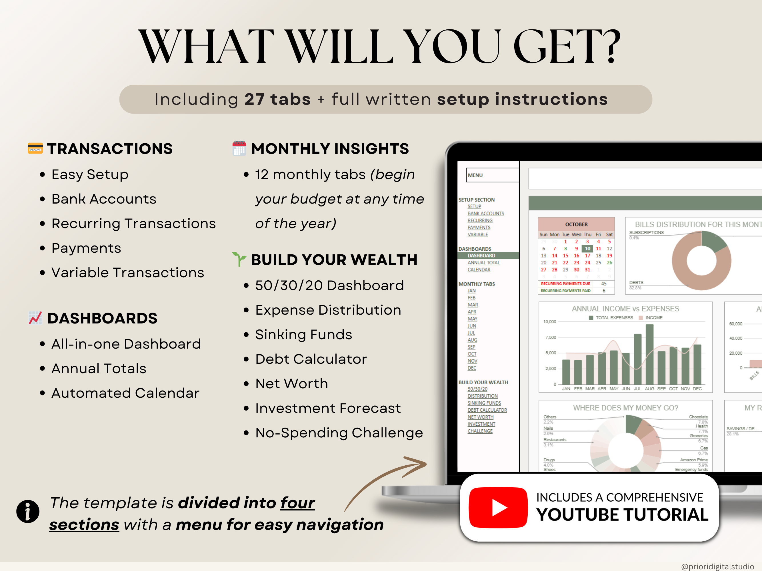 Ultimate Annual Budget Spreadsheet Monthly Budget Tracker Couple Financial Planner Bill Tracker Debt Tracker Savings Excel Google Sheets
