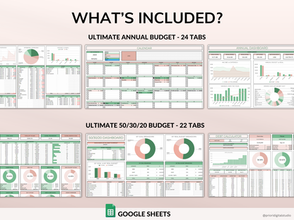PLR Budget Spreadsheet Bundle Commercial Use PLR Google Sheets Private Label Rights PLR Template Budget Spreadsheet Debt Tracker Bill Calendar
