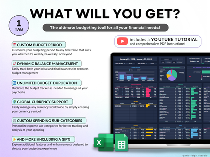 Simple Budget Planner for Google Sheets Paycheck Budget Spreadsheet Excel Budget Template Weekly Budget Biweekly Income and Expense Tracker Paycheck Budget