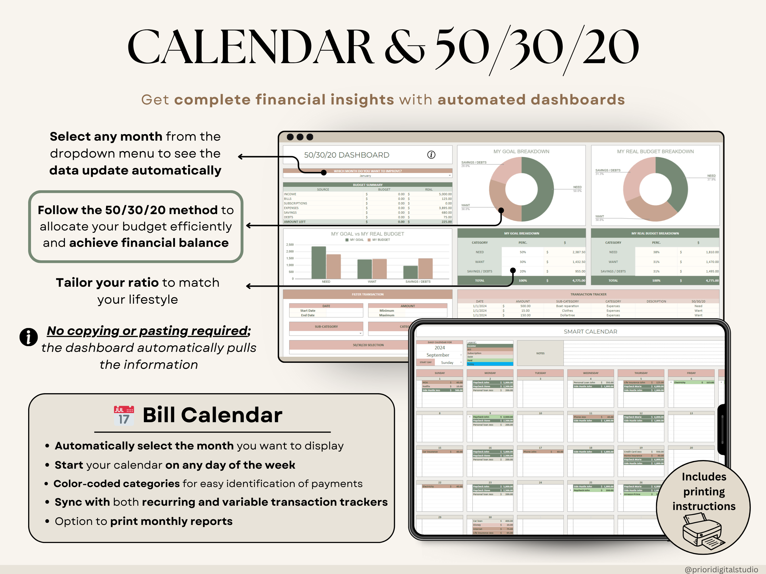 Ultimate Annual Budget Spreadsheet Monthly Budget Tracker Couple Financial Planner Bill Tracker Debt Tracker Savings Excel Google Sheets