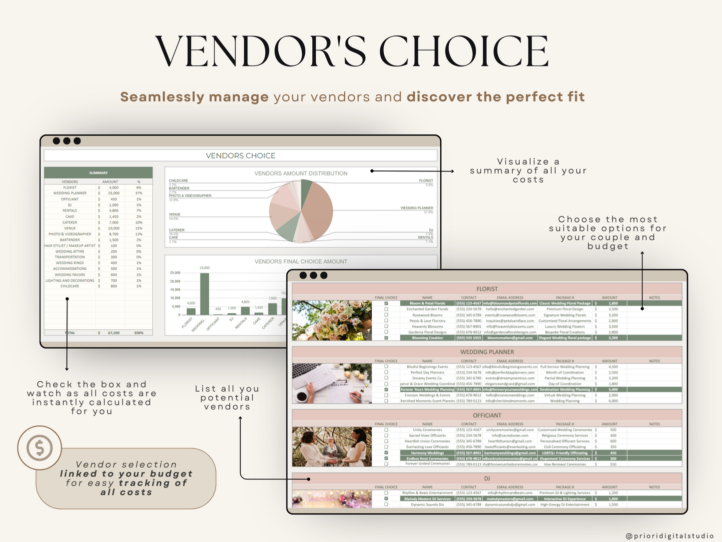 Wedding Planner Spreadsheet Wedding Budget Tracker Wedding Timeline Checklist Guest List Tracker Wedding Itinerary Seating Plan Wedding Gift Green Rosy Sage Excel Google Sheets