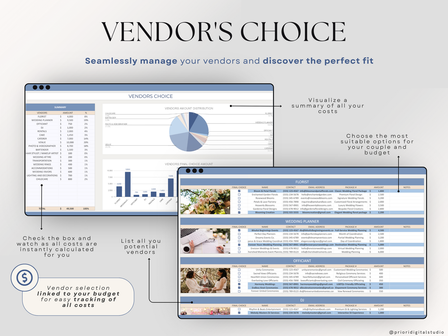 Wedding Planner Spreadsheet Wedding Budget Tracker Wedding Timeline Checklist Guest List Tracker Wedding Itinerary Seating Plan Wedding Gift Blue Excel Google Sheets