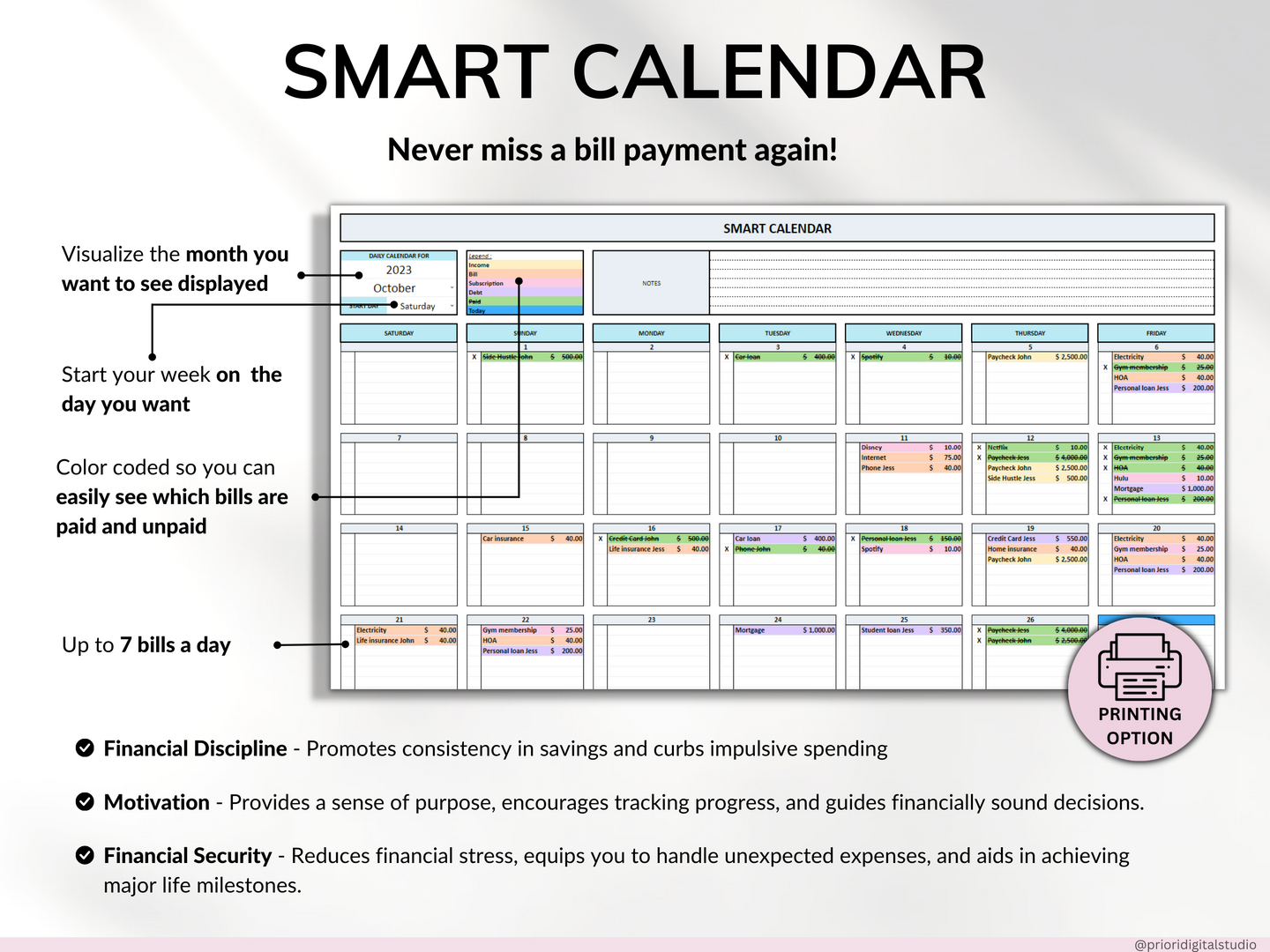 Small Business Bundle Bookkeeping Inventory Tracker Order Tracker Product Handmade Pricing Calculator Smart Bill Calendar Google Sheet Excel