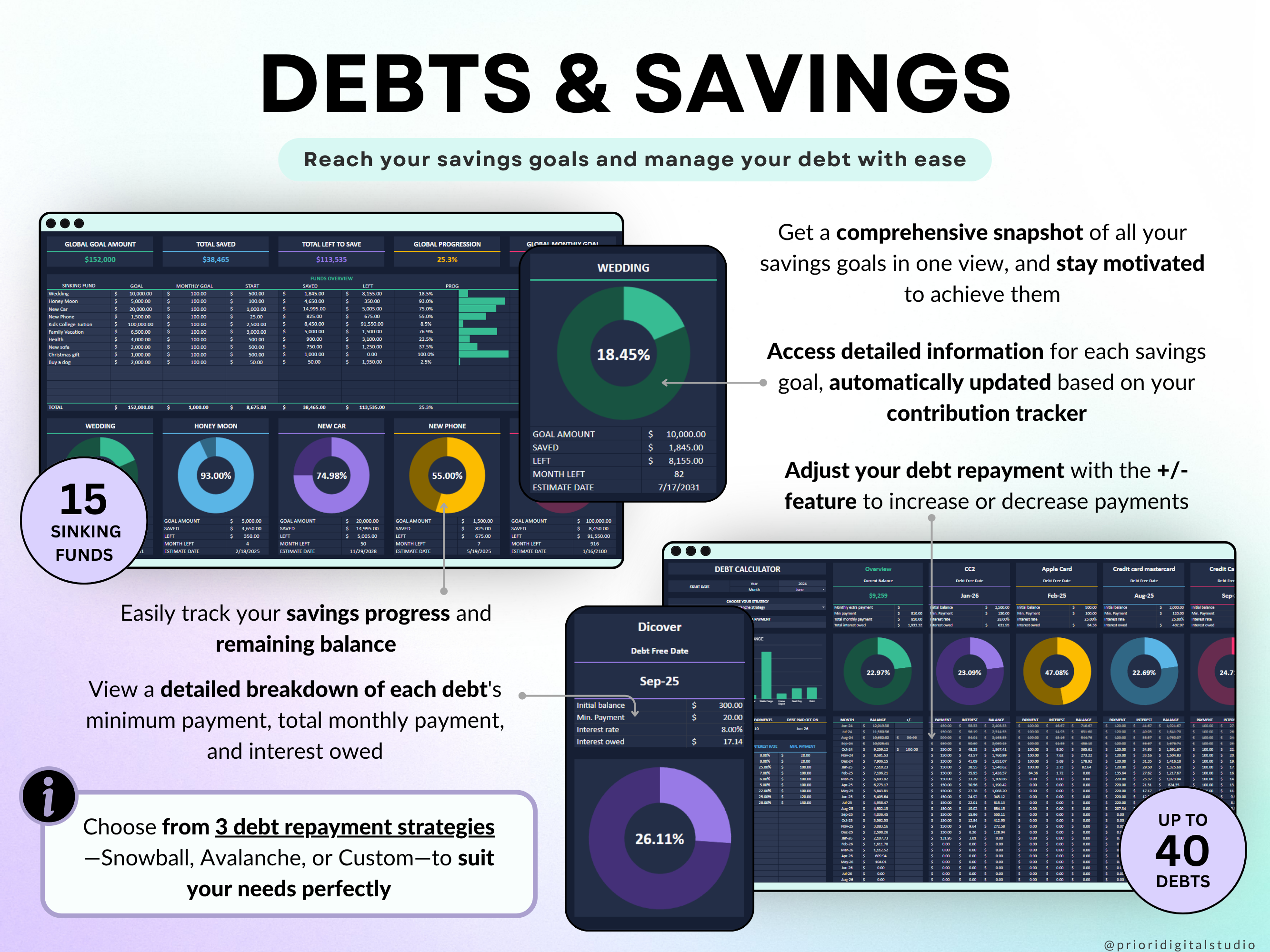 Income and Expense Tracker Spreadsheet Monthly Expense Tracker Debt Tracker Google Sheets Template Excel Spreadsheet Money Savings Tracker