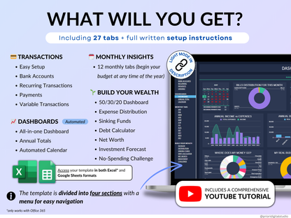 Ultimate Annual Budget Spreadsheet Monthly Budget Tracker Couple Financial Planner Bill Tracker Debt Tracker Savings Excel Google Sheets