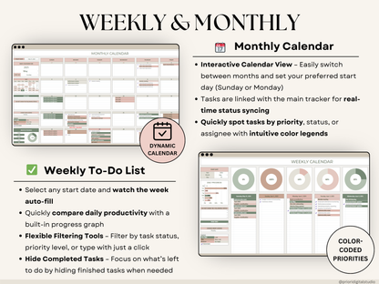 All-in-one task tracker with Gantt chart, Kanban board, and decision matrix.