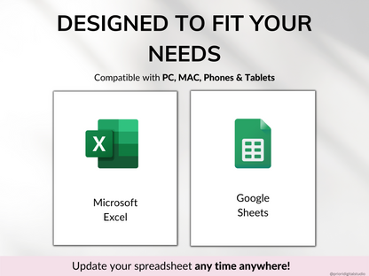 Family Chore Chart Google Sheets Excel Template Planner Family Chore Cart Weekly Calendar Cleaning Checklist Daily Chore Chart for Kids