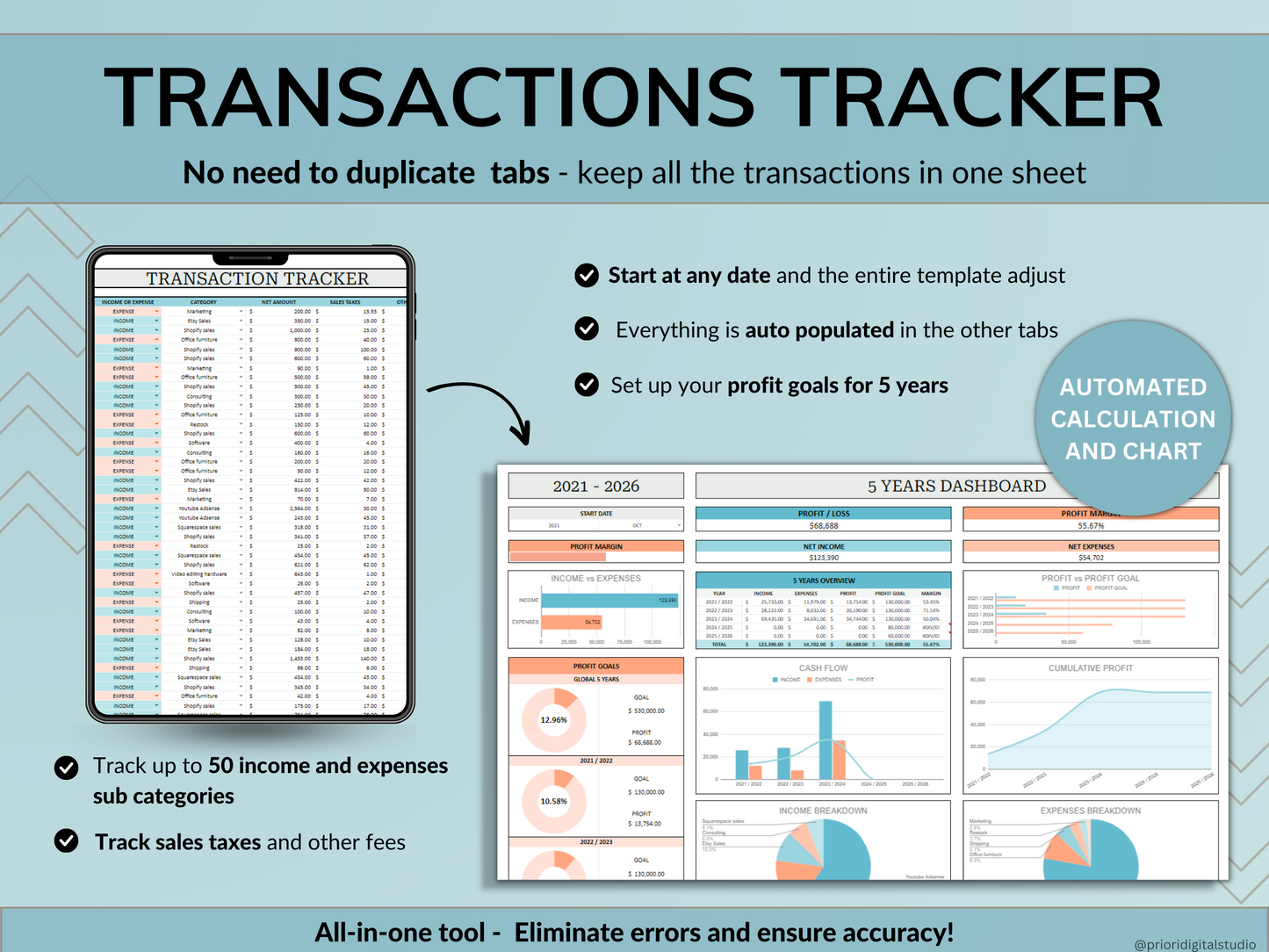 Small Business Bookkeeping Spreadsheet Inventory Tracker Order Tracker Product Handmade Pricing Calculator Client Tracker Google Sheet Excel