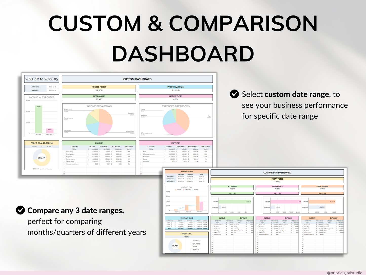 Small Business Tracker Spreadsheet Google Sheets Excel Inventory Template Customer Tracker Bookkeeping Template Order Tracker Sales Taxes