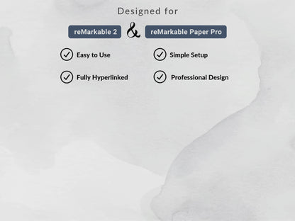 Meeting Notes Planner reMarkable 2 Meeting Templates Hyperlinked for reMarkable Paper Pro Meeting Minutes reMarkable Planner Meeting Agenda
