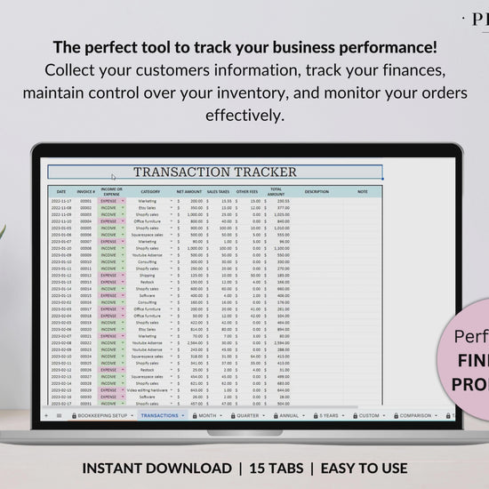 Small Business Tracker Spreadsheet Google Sheets Excel Inventory Template Customer Tracker Bookkeeping Template Order Tracker Sales Taxes