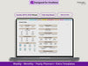 OneNote Template for 2025 Weekly Digital Planner Monthly OneNote Planner Hyperlinked Planner Organization Planner Professional Dated Planner