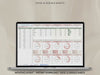 Simple Budget Planner for Google Sheets Paycheck Budget Spreadsheet Excel Budget Template Weekly Budget Biweekly Income and Expense Tracker Paycheck Budget#color_rosy-sage