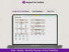 OneNote Digital Planner for 2025 2026 OneNote Template Hyperlinked Daily Planner Monthly Calendar Dated Weekly Planner Organization Planner